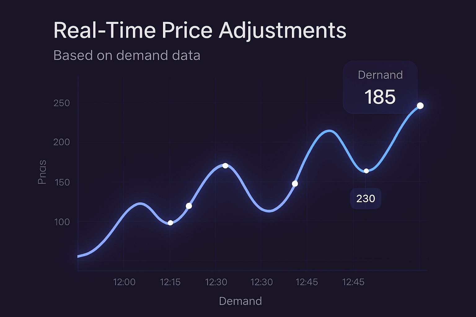 Dynamic pricing adjustment chart
